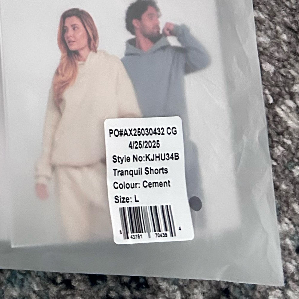 Comfrt Tranquil Collection Women's Cement Lounge Shorts - Picture 5 of 5